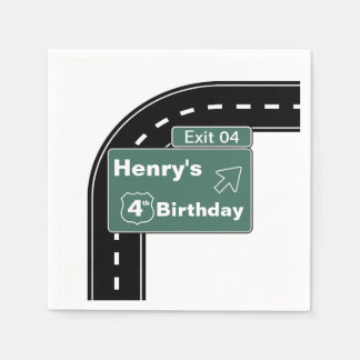 Serviette En Papier Naples d'anniversaire inter-États