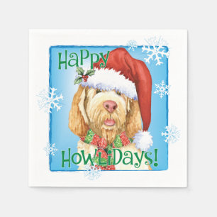 Serviette En Papier Naples de Noël Spinone Italiano