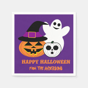 Serviette En Papier Naples d'Halloween
