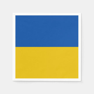 Serviette En Papier Naples du drapeau ukrainien