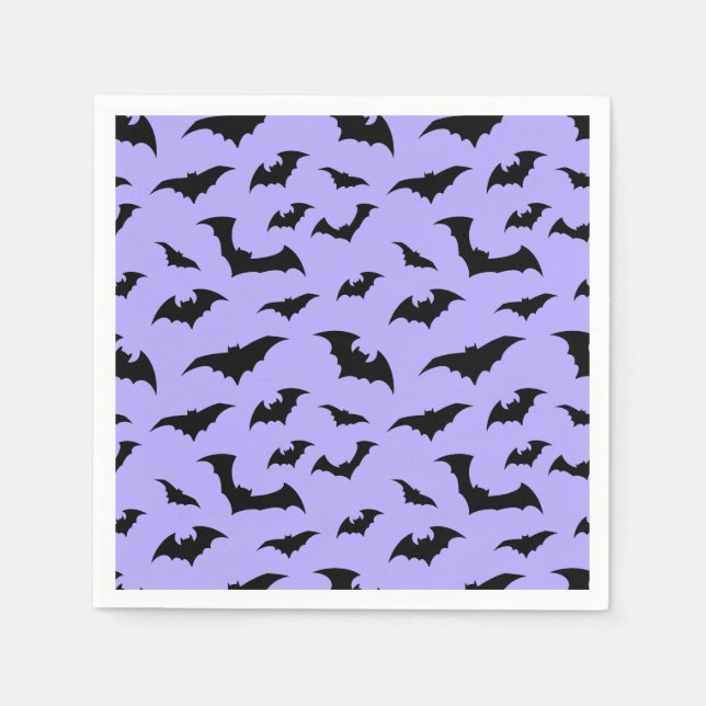 Serviette En Papier Naples en papier d'Halloween (Devant)