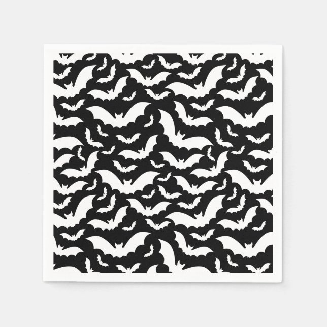 Serviette En Papier Naples en papier d'Halloween (Devant)