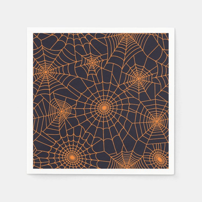 Serviette En Papier Naples en papier d'Halloween (Devant)