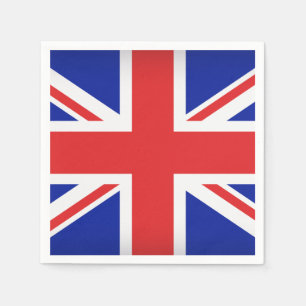 Serviette En Papier Naples en papier drapeau britannique