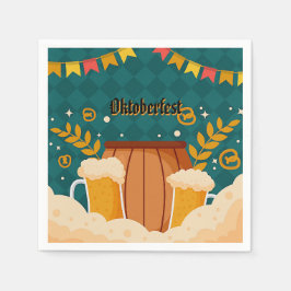 Serviette En Papier Naples en papier Oktoberfest