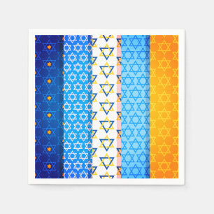 Serviette En Papier Naples en papier Shabbat juif
