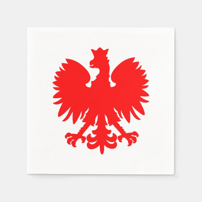 Serviette En Papier Naples Polska Eagle Bar (Devant)