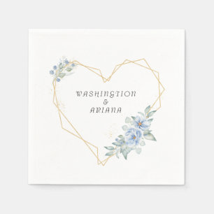 Serviette En Papier Naples vintage Mariage Floral