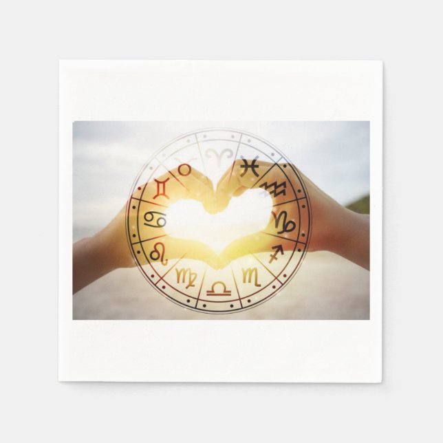 Serviette En Papier Naples Zodiac (Devant)