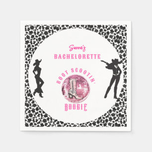 Serviette En Papier Nashville Cowgirl Disco Rodeo Bachelorette Week-en