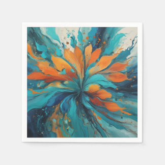 Serviette En Papier Navire de feu