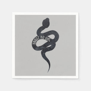 Serviette En Papier Ne croyez en personne Serpent Serpent Anniversaire