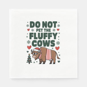 Serviette En Papier Ne Pas Attirer Les Vaches Fluffy Pour Les Vêtement