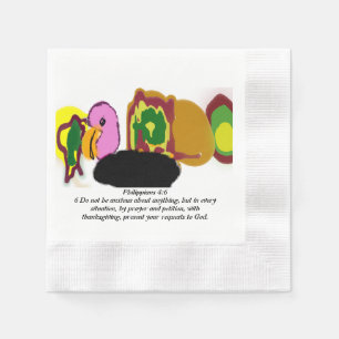 Serviette En Papier ne t'inquiète pas dis jésus