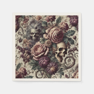 Serviette En Papier Née pour fleurir – Gothique victorien