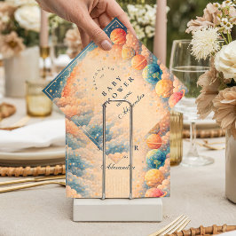 Serviette En Papier Neutral Space Planets Stars Baby Shower