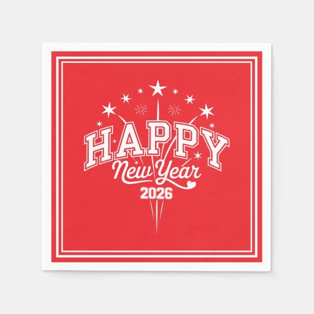 Serviette En Papier New Year (Devant)