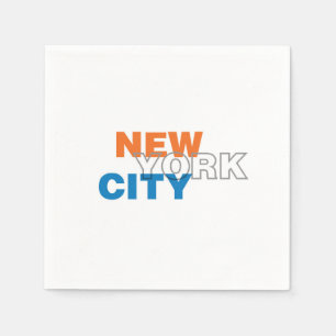 Serviette En Papier New York City, New York Papier Napkins