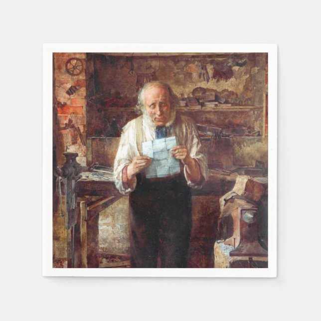 Serviette En Papier News From My Lad (par James Campbell) (Devant)