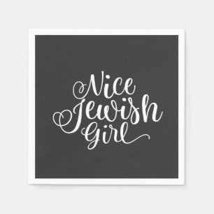 Serviette En Papier Nice juive fille Hanoukka juive drôle