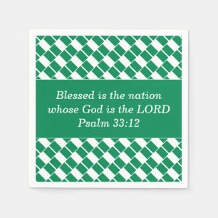Serviette En Papier NIGERIA FLAG Christian