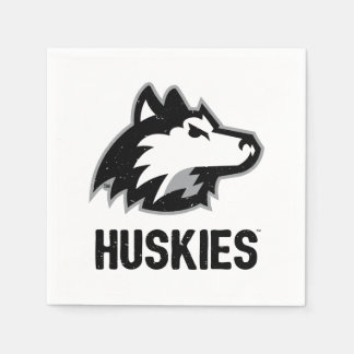 Serviette En Papier NIU Huskies en détresse
