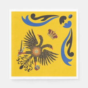 Serviette En Papier Nobile Contrada dell'Aquila Palio di Siena (aigle)