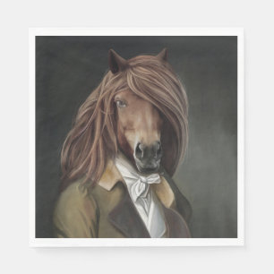 Serviette En Papier Noble Beasts - Dandy Horse