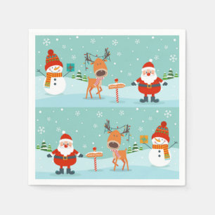 Serviette En Papier Noël