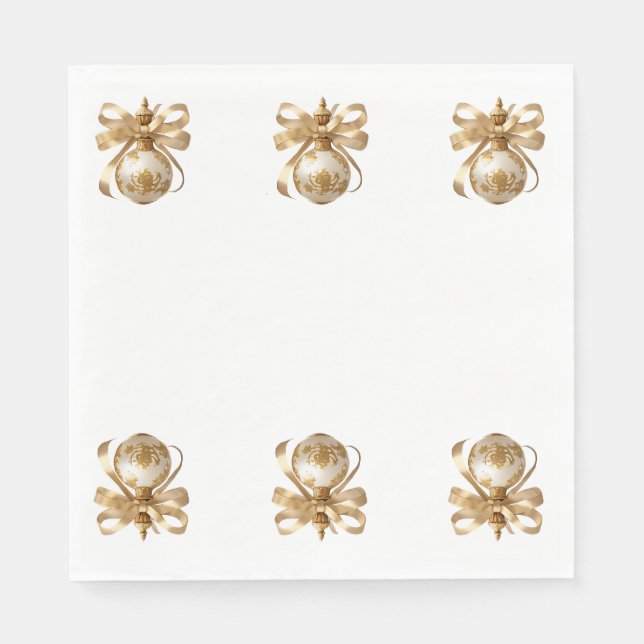 Serviette En Papier Noël (Devant)