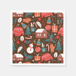 Serviette En Papier Noël