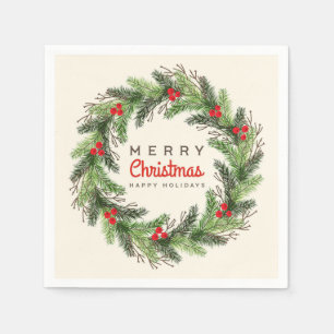 Serviette En Papier Noël