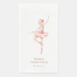 Serviette En Papier Noël Ballerine Casse-Noisette Élégant
