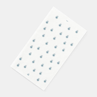 Serviette En Papier Noël bleu