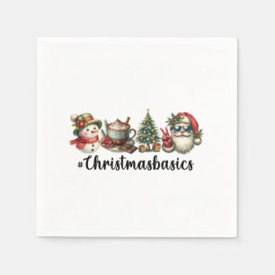 Serviette En Papier Noël cadeau Noël