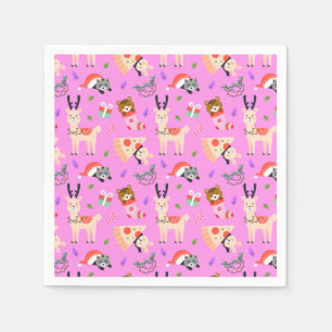 Serviette En Papier Noël drôle