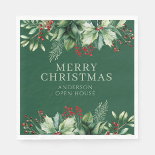 Serviette En Papier Noël élégant