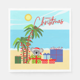 Serviette En Papier Noël en Australie