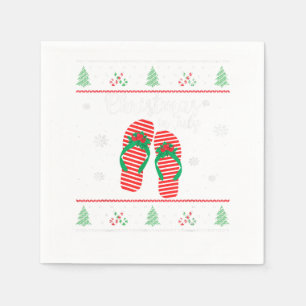 Serviette En Papier Noël En Juillet Vilain Noël Été