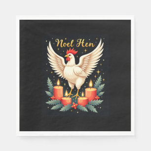 Serviette En Papier Noel Hen Chicken