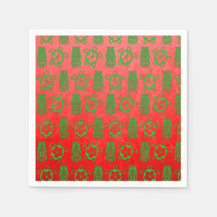 Serviette En Papier Noël Honu et Tiki