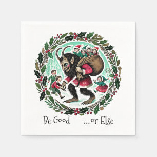 Serviette En Papier Noël Krampus