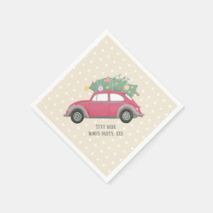 Serviette En Papier noël, Noël, bébé, arbre de noël, voiture