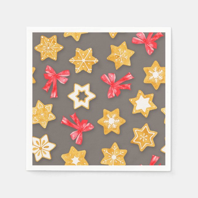 Serviette En Papier Noël Pepparkakor (Devant)