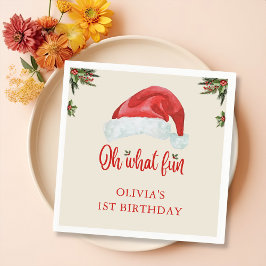 Serviette En Papier Noël Santa Hat Anniversaire