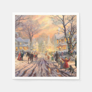 Serviette En Papier Noël victorien