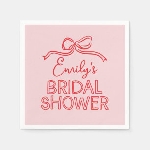 Serviette En Papier Noeud papillon fantaisiste coquette mariage
