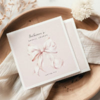 Noeud Rose Blush Mariage