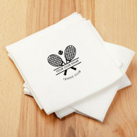 Nom du club Tennis Team Black Logo Paper