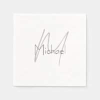 Nom moderne minimaliste monogramme